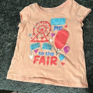 Girls’ 3T Peach Color Tee